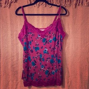 Floral Lane Bryant Lace Cami